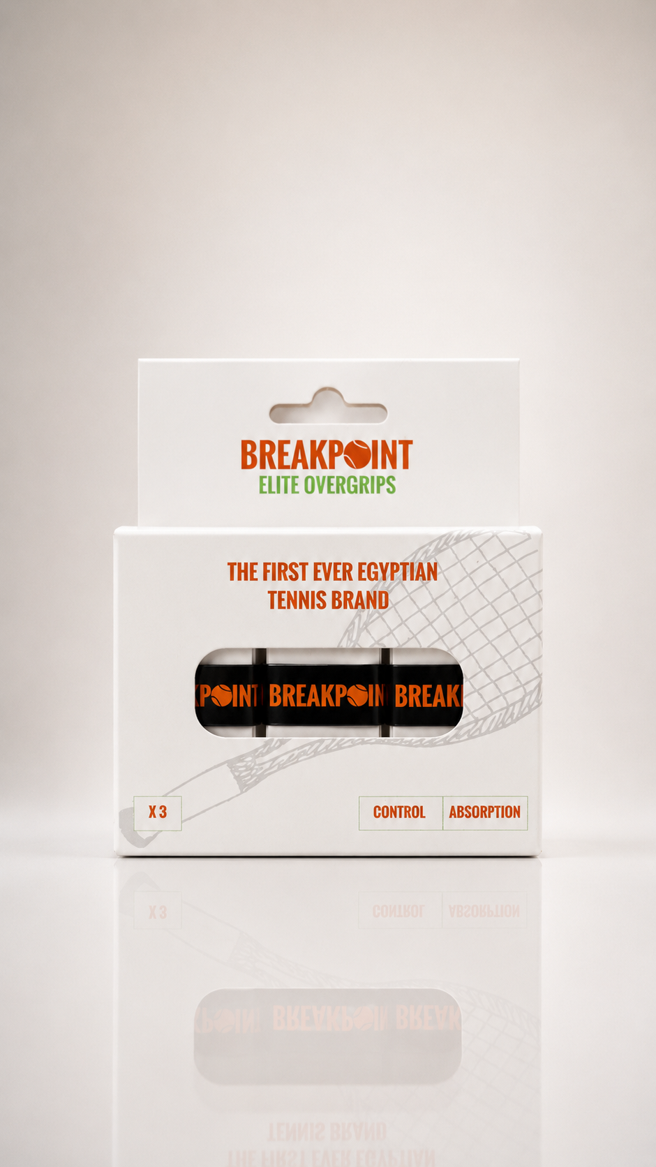 3pc white tennis overgrips